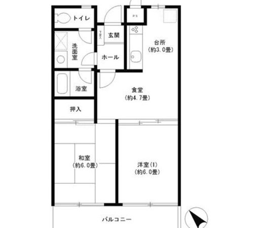 ベイシティメゾン石川町の物件間取画像